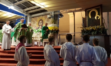 Msza Święta i Apel Jasnogórski na zakończenie pielgrzymki