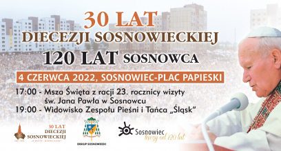 4 czerwca zapraszamy na Plac Papieski w Sosnowcu