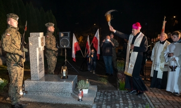 Bolesław: odsłonięcie pomnika Bolesława Zmysło (fot. archiwum parafii)