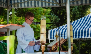 Biskup odprawił mszę w parafii św. Floriana