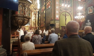 Pielgrzymka rodziców księży do katedry