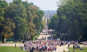 Pielgrzymka Zagłębiowska osiągnęła Jasną Górę (fot.  Iza Bator)