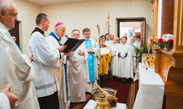 Poświęcenie kaplicy adoracji w parafii św. Andrzeja w Sosnowcu