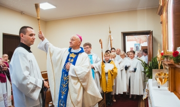 Poświęcenie kaplicy adoracji w parafii św. Andrzeja w Sosnowcu