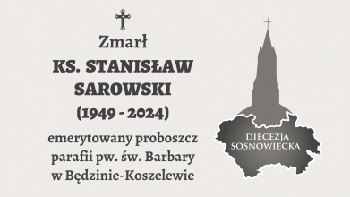 Zmarł śp. ks. Stanisław Sarowski (inf. o pogrzebie)