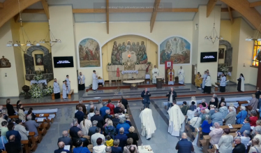 Poświęcenie kościoła św. Floriana w Sosnowcu [VIDEO]