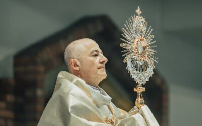 „Boga można upuścić. Można Go&nbsp;zignorować. Można Go&nbsp;zadeptać. Eucharystia jest najmniejszym i&nbsp;najbardziej poruszającym szczytem Bożej bezbronności.”