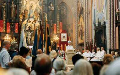 „Mały skrawek nieba”. Homilia bp. Artura Ważnego wygłoszona w&nbsp;sanktuarium Matki Bożej Anielskiej w&nbsp;Dąbrowie Górniczej